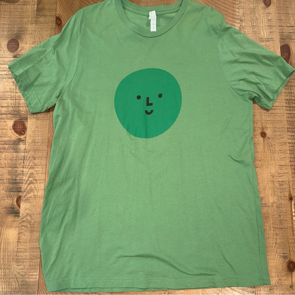 Color Factory Forest Green Tee Smiley